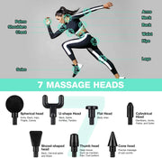 Muscle Massage Gun-6 Adjustable Speed and 8 Heads Helps Relieve Soreness - KEPEAK-Pro