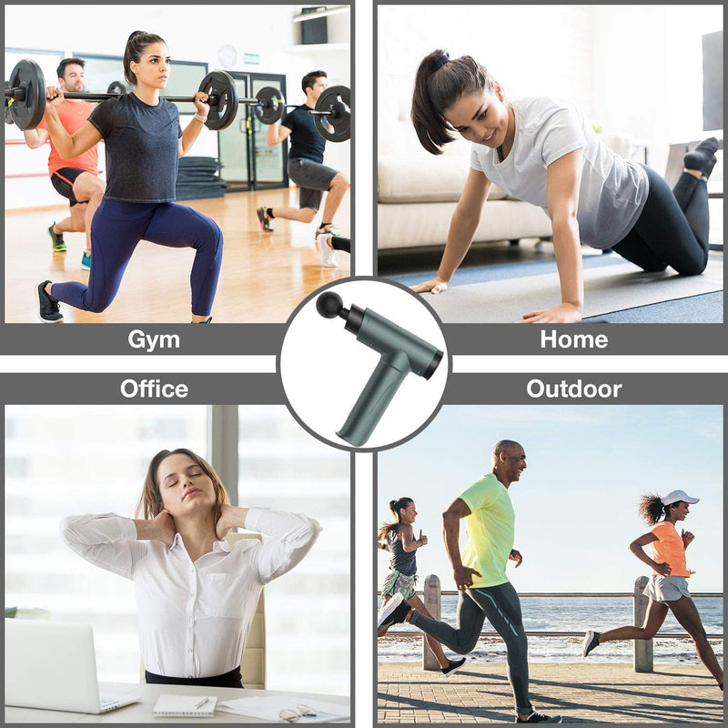 Muscle Massage Gun-6 Adjustable Speed and 8 Heads Helps Relieve Soreness