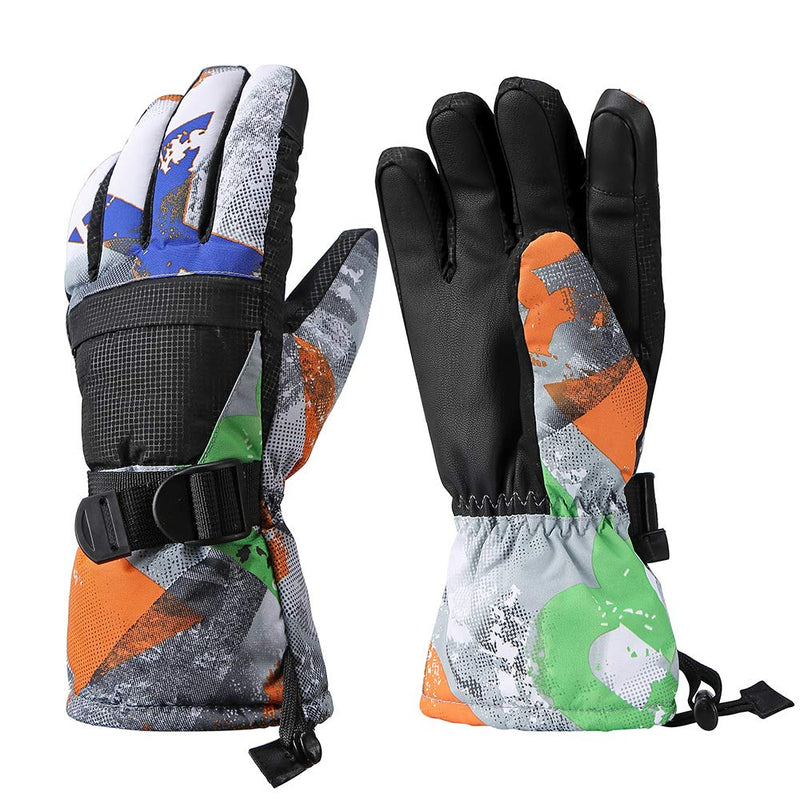 Ski Gloves, Warmest Waterproof and Breathable Snow Gloves,for Parent Child Outdoor