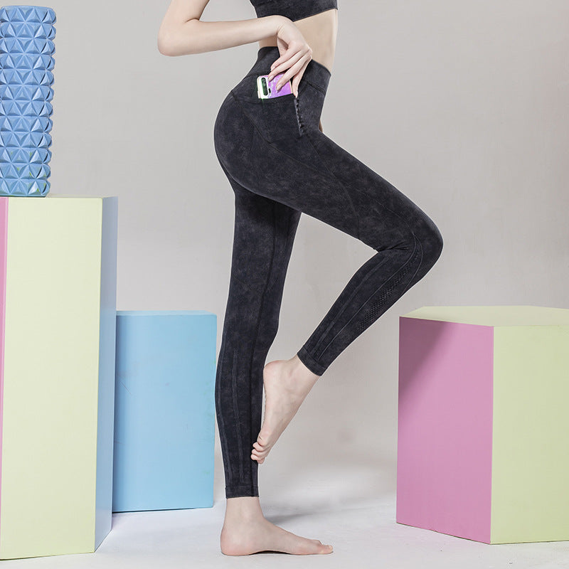 Kepeak High Waist Autumn and Winter Yoga Pants with Pockets, Tummy Control, Workout Pants for Women
