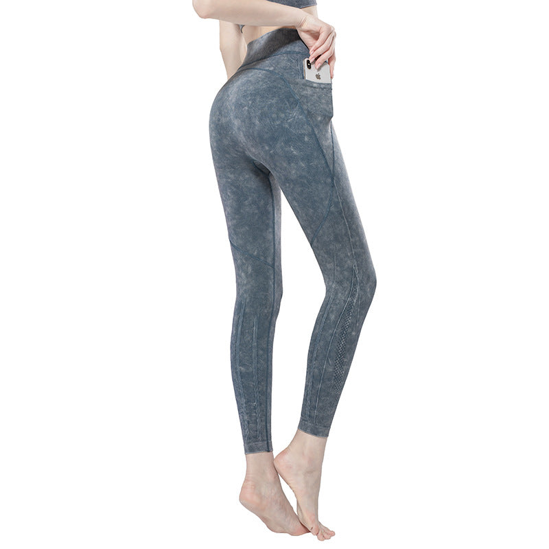 Kepeak High Waist Autumn and Winter Yoga Pants with Pockets, Tummy Control, Workout Pants for Women