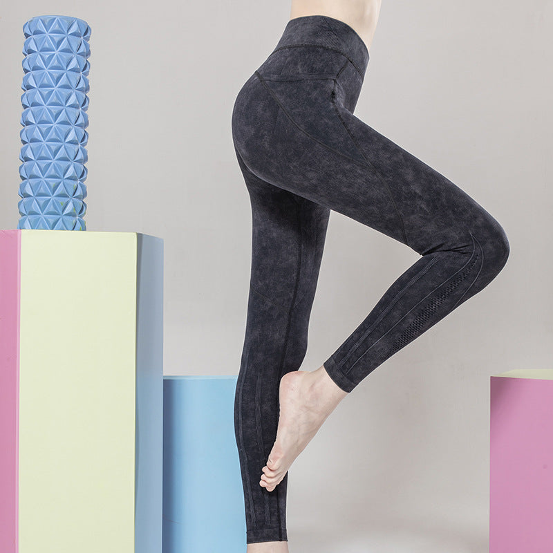 Kepeak High Waist Autumn and Winter Yoga Pants with Pockets, Tummy Control, Workout Pants for Women