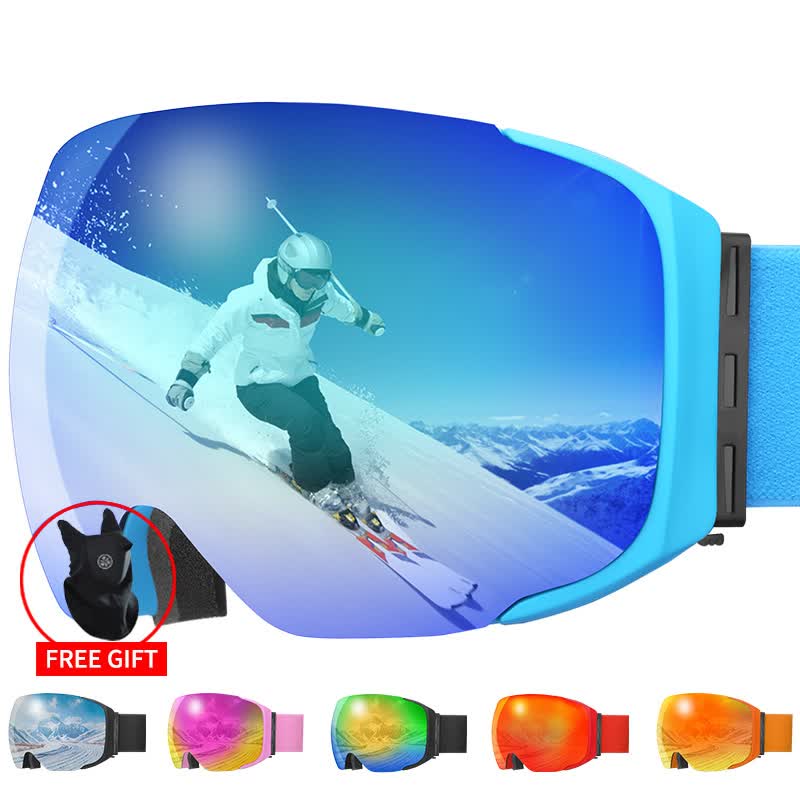 Ski Goggles Unisex Ski Glasses Double Layers UV400 Anti-Fog Big Ski Mask Glasses Skiing Snow Snowboard Goggles