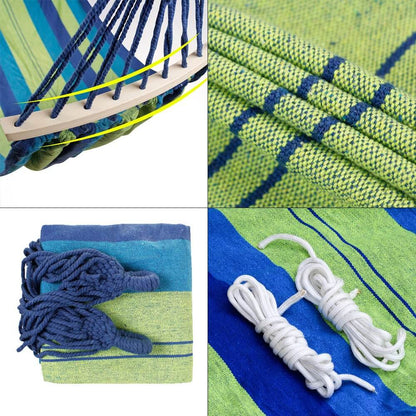 Kepeak Cotton Soft And Comfortable 475lbs Ultralight Canvas Camping Hammock - KEPEAK-Pro
