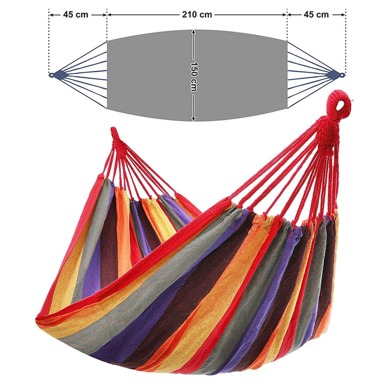 Kepeak Cotton Soft And Comfortable 475lbs Ultralight Canvas Camping Hammock