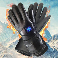 Rechargeable Electric Warm Heating Gloves Winter Sports Heated Gloves For Women Men Ski Climbing